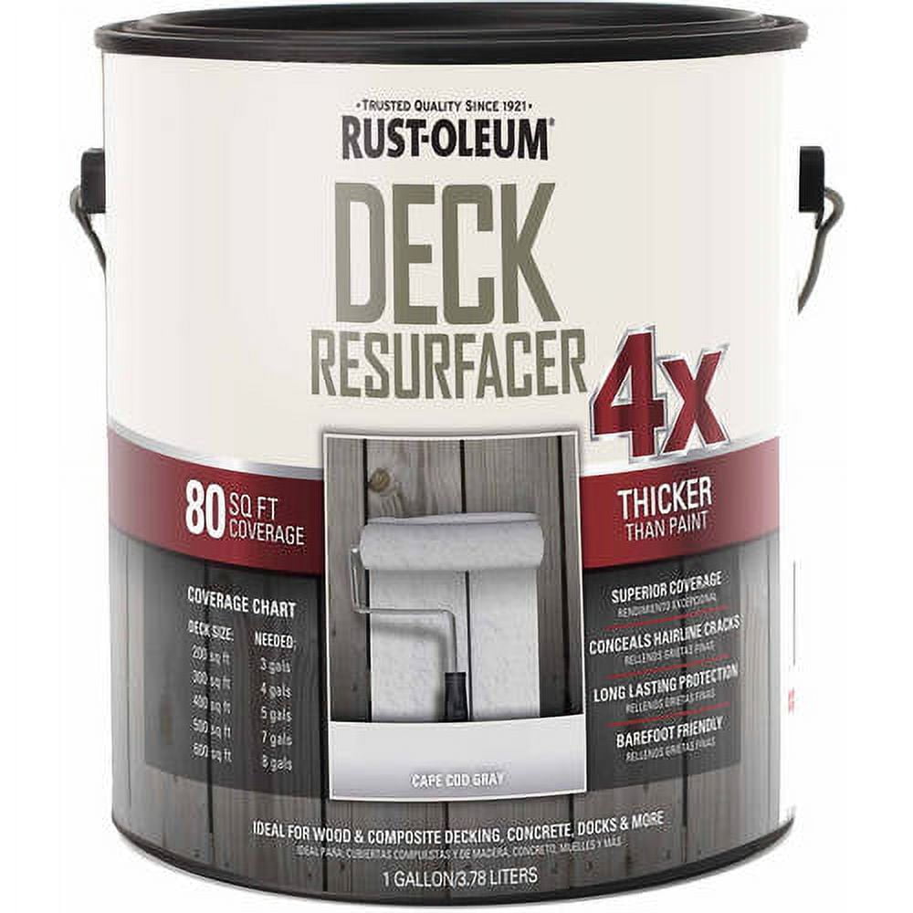 Rust Oleum 4x Deck Resurfacer Walmart