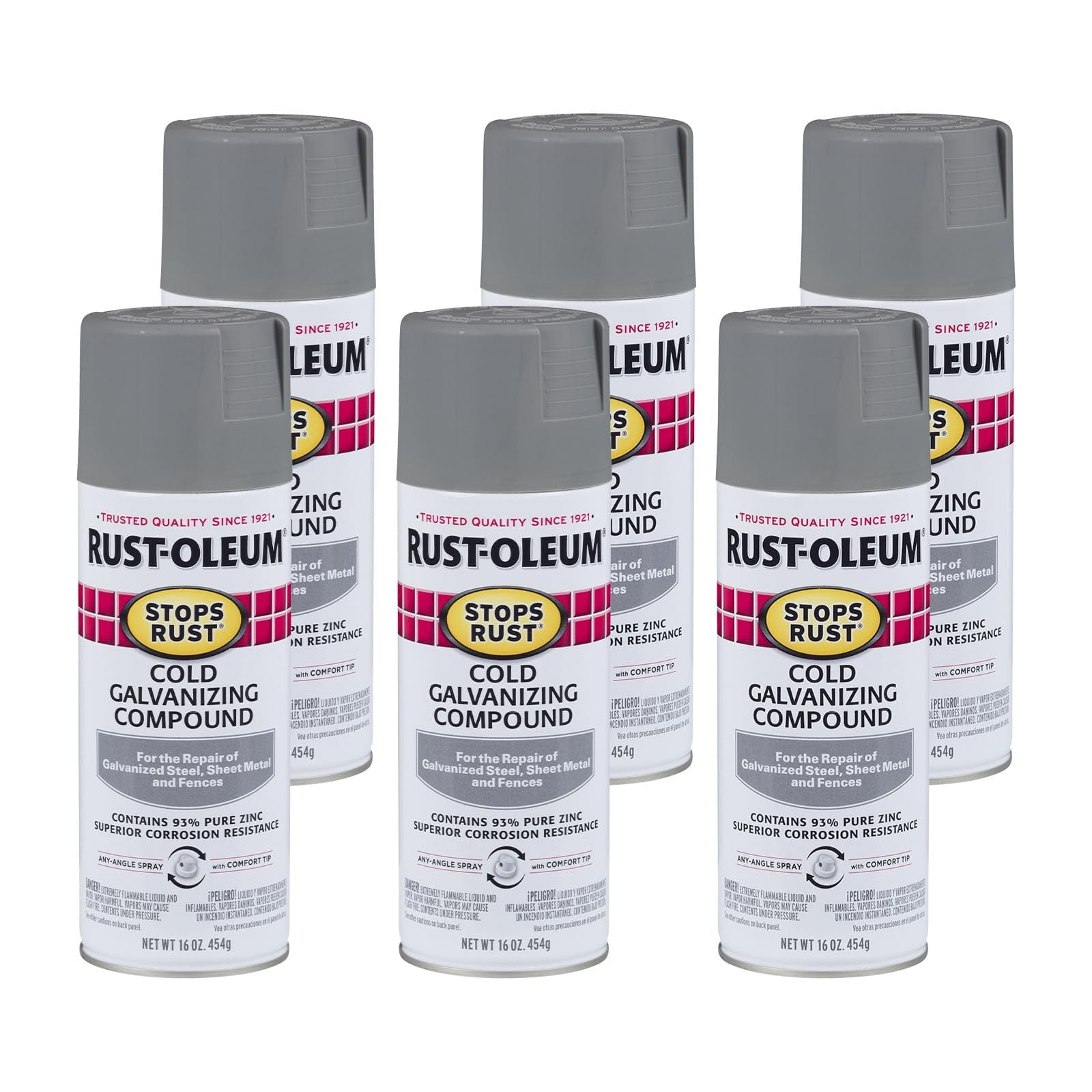 Rust-Oleum Galvanizing Spray (6-Pack) Zinc Coating For Metal