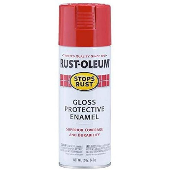 Rust-Oleum Gloss Spray Paint - Multicolor, Red, 12 Oz - 6 Piece Pack