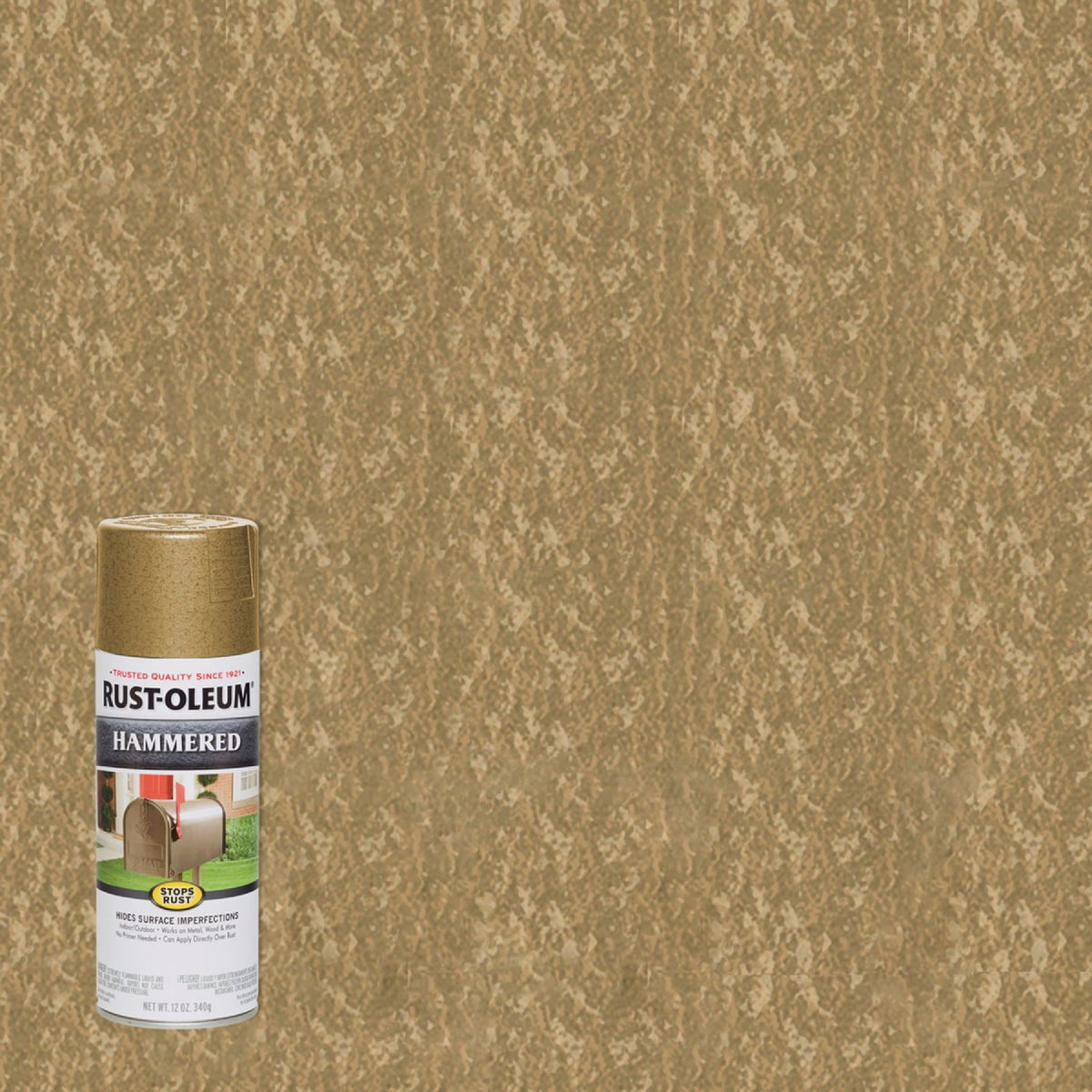 Rust-Oleum 7210830 7210-830 Spray Paint, Each, Gold
