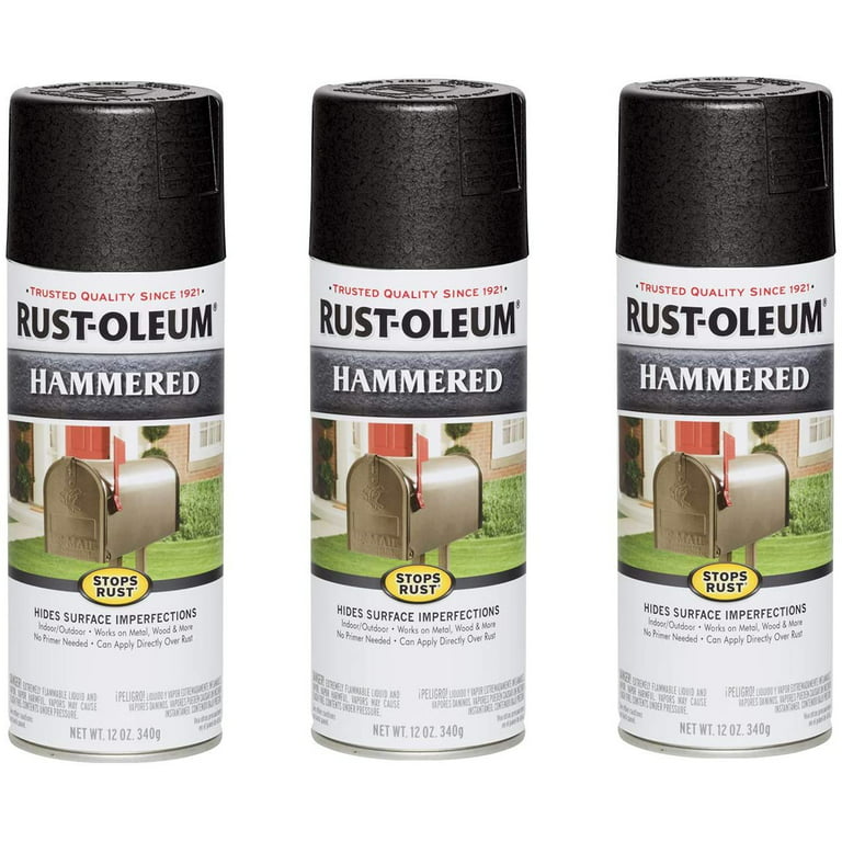 Rust-Oleum Hammered Spray Paint, Black