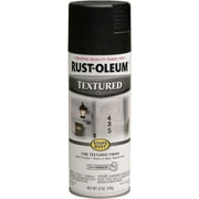 Rust-Oleum 7220830 Textured Spray Paint, 12 oz, Black