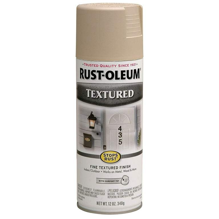 Rust-Oleum - Enamel Spray Paint: Granite, Satin, 12 oz - 36301778