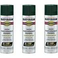 thumbnail image 1 of Rust-Oleum 7538838A3 Professional High Performance Enamel Spray Paint, 3 Pack, Gloss Hunter Green, 3 Count, 1 of 2