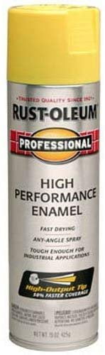Rust-Oleum Professional High Performance Enamel Spray Paint - Safety Green, 15 Oz Can