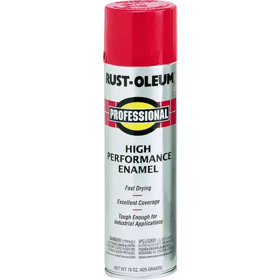 RustOleum 7564838 Professional Safety Red High Performance Spray
