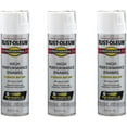 thumbnail image 1 of Rust-Oleum 7590838A3 Professional High Performance Enamel Spray Paint, 3 Pack, Flat White, 45 Ounce, 1 of 2