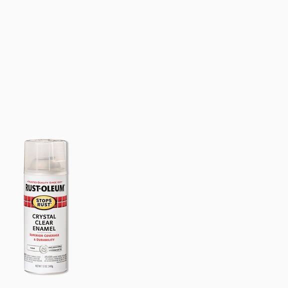 Rust-Oleum 7701830-6PK Stops Rust Spray Paint, 12 oz, Gloss Crystal Clear, 6 Pack