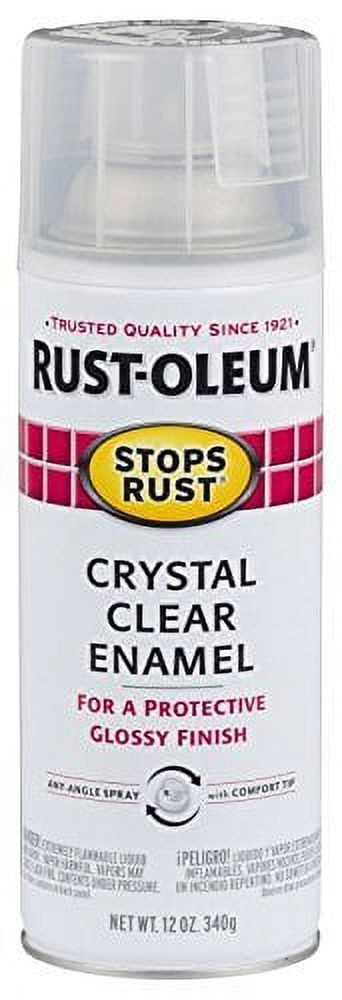 912342-8 Rust-Oleum Industrial Choice Spray Paint Gloss Crystal Clear for  Masonry, Metal, Plastic, Wood, 12 oz.