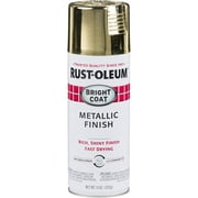 Rust-Oleum 7715830-2PK Stops Rust Bright Coat Metallic Spray Paint, 2 Pack, Aluminum, 2 Pack