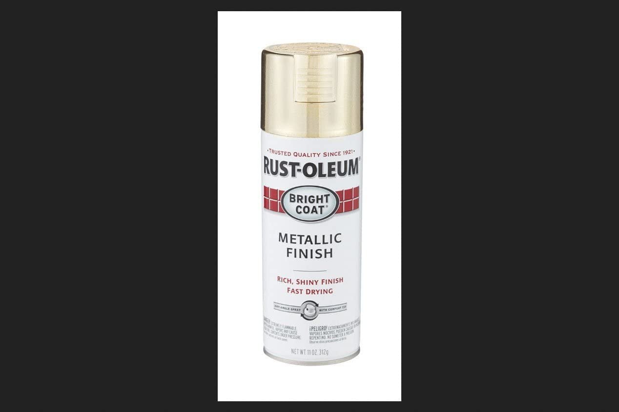 RustOleum 7710830 Bright Coat Metallic Finish Spray Paint, Gold