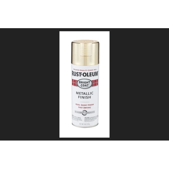 Rust-Oleum 7710830 Bright Coat Metallic Finish Spray Paint, Gold