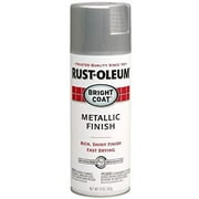 Rust-Oleum 7715830-6PK Stops Rust Bright Coat Metallic Spray Paint, 6 Pack, Aluminum, 66 Ounce