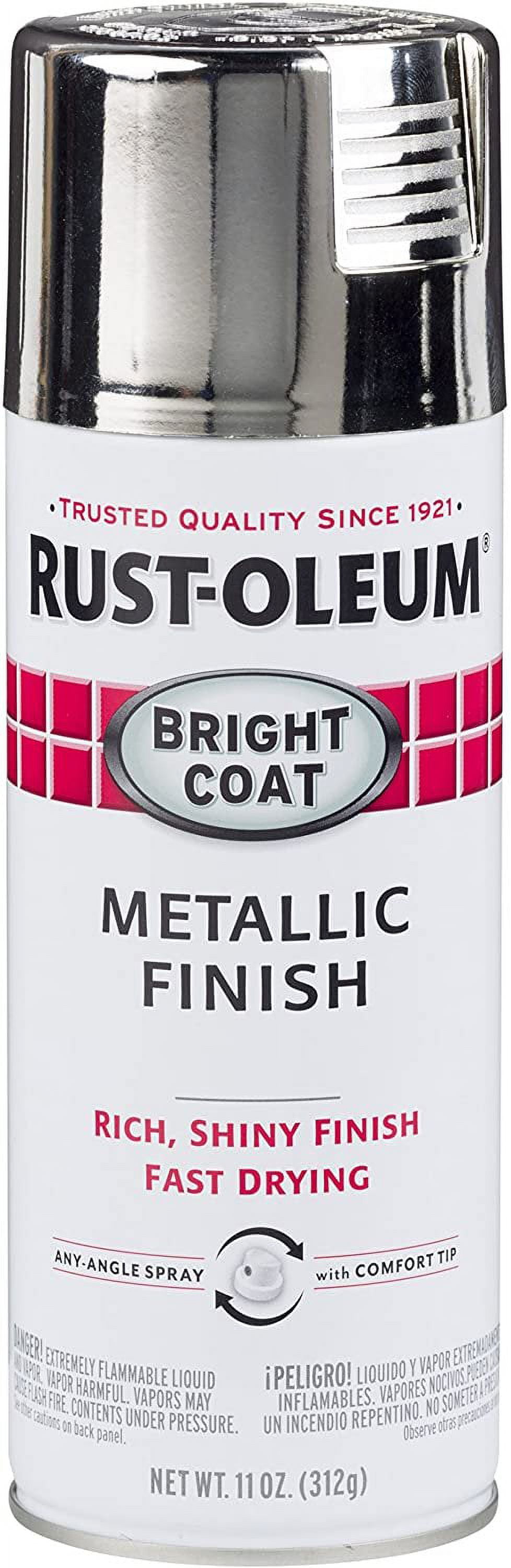 Rust-Oleum 7718830-6PK Stops Rust Bright Coat Metallic Spray Paint