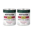thumbnail image 1 of 2-pack Rust-Oleum Stops Rust Brush On Paint - Durable, Gloss Finish - 2 Pack, Quart, Dark Hunter Green — Interior & Exterior Use, Professional Finish, 1 of 8