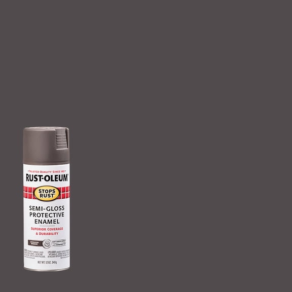 Rust-Oleum 7754830 Stops Rust Spray Paint, 12 oz, Semi-Gloss Anodized Bronze