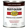 thumbnail image 1 of Rust-Oleum 7775730 Protective Enamel Paint, 8-Ounce, Leather Brown by Rust-Oleum, 1 of 1