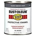 thumbnail image 1 of Rust-Oleum 7786502 Protective Enamel Paint Stops Rust, 32-Ounce, Gloss Smoke Gray-Pack of 3, 1 of 1