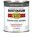 thumbnail image 1 of Rust-Oleum 7786502 Protective Enamel Paint Stops Rust, 32-Ounce, Gloss Smoke Gray, 1 of 3