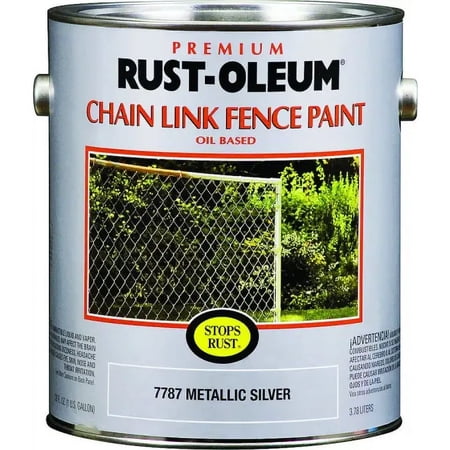 Rust-Oleum 7787402 Metallic Silver Oil Based Household Paint