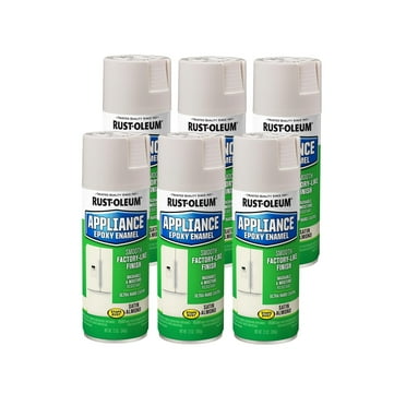 Rust-Oleum 7882830-6PK Specialty Appliance Epoxy Spray Paint, 12 oz, Almond, 6 Pack