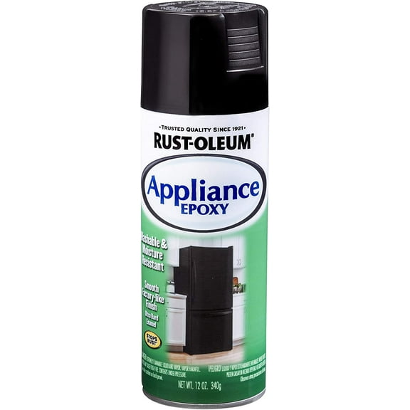 Rust-Oleum 7886830 Specialty Appliance Enamel Epoxy, 12 oz, Black