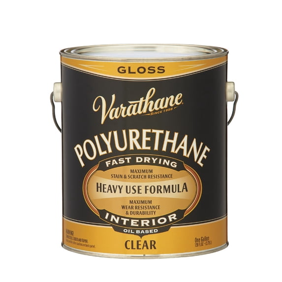 Rust-Oleum 9032 Varathane Polyurethane, Oil-Based, Interior, Gloss, 1-Gal. - Quantity 2 — Exterior Wood Surfaces, UV-Resistant Formula