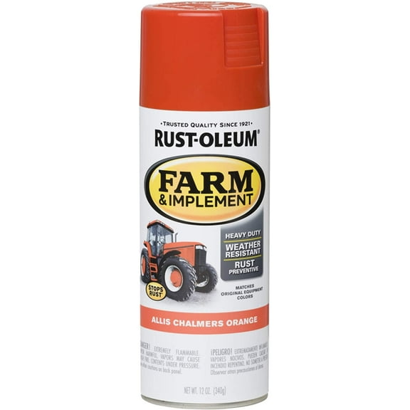 Rust-Oleum Stops Rust Spray Paint - Durable Enamel Finish - 12 oz, Orange