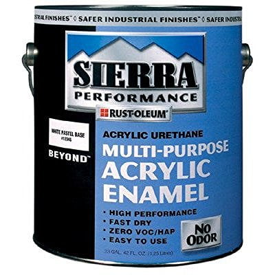 RUST-OLEUM 208050 S39-00P GLOSS WHITE PASTEL BASE ENAMEL PAINT 1 G