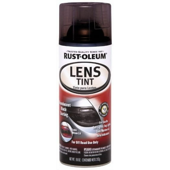 Rust-Oleum Automotive 253256 10-Ounce Lens Tint Spray, Translucent Black by Rust-Oleum