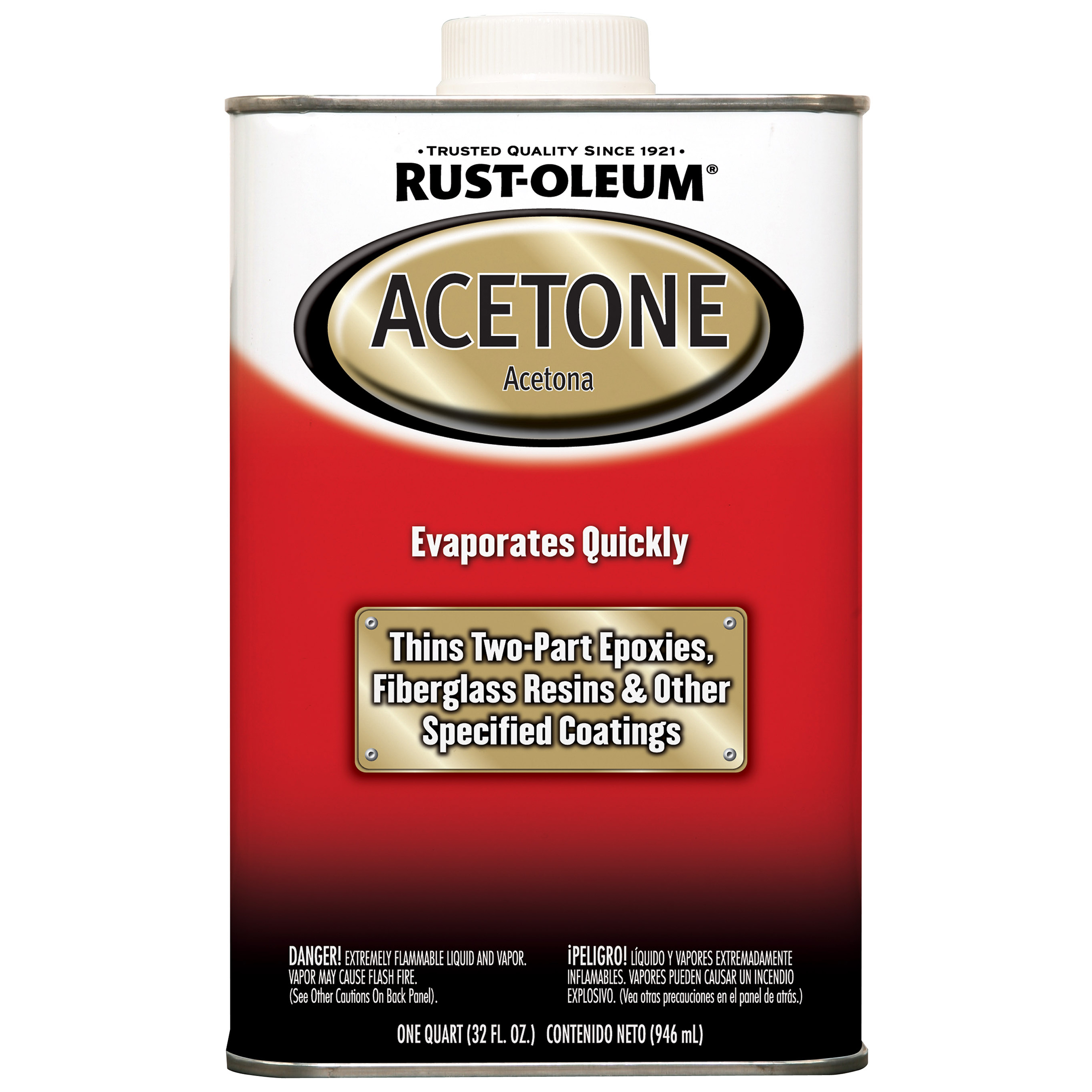 Rust-Oleum Automotive Acetone-248667, Quart - image 1 of 4