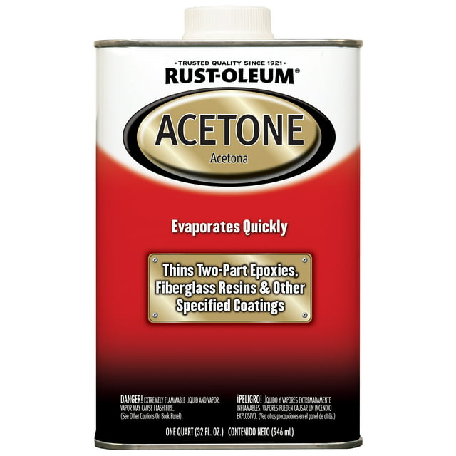 Rust-Oleum Automotive Acetone-248667, Quart