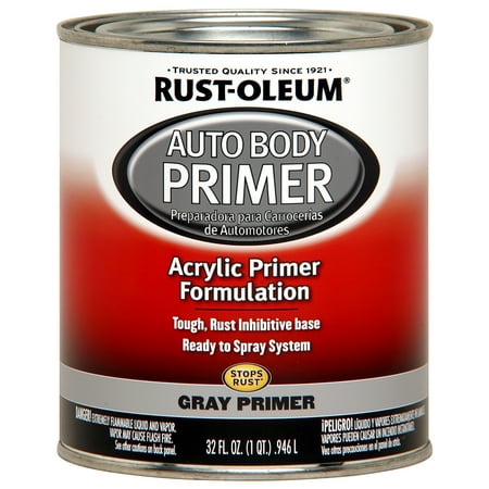Rust-Oleum 684043 Gray Automotive Body Paint Type Auto Body Paint
