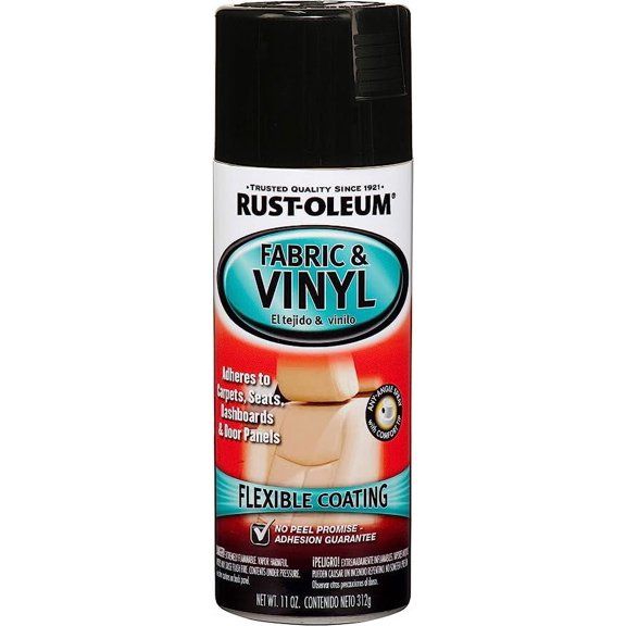 Rust-Oleum Vinyl and Fabric, Gloss Black