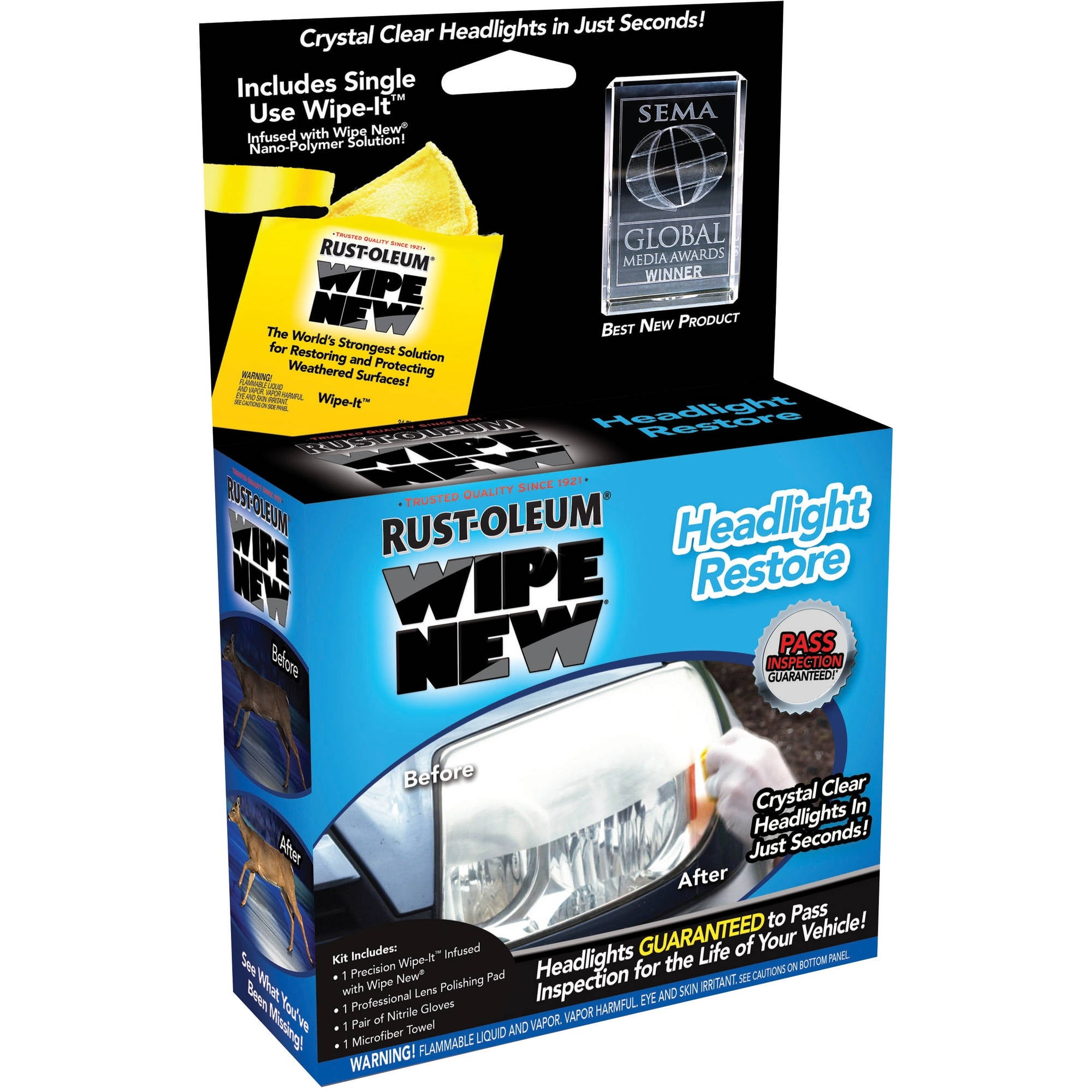 Wipe New Heavy Duty Headlight Restore