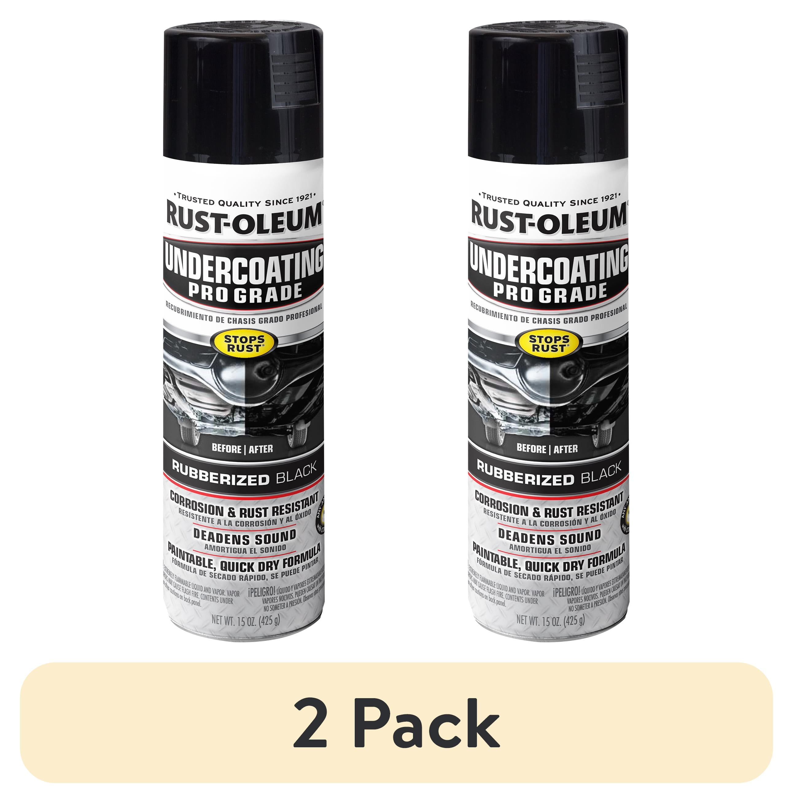 Rust-Oleum Automotive Rubberized Undercoating Matte Spray paint, Black, 15 oz - Walmart.com Rust-Oleum Automotive Rubberized Undercoating Matte Spray paint, Black, 15 oz - Walmart.com