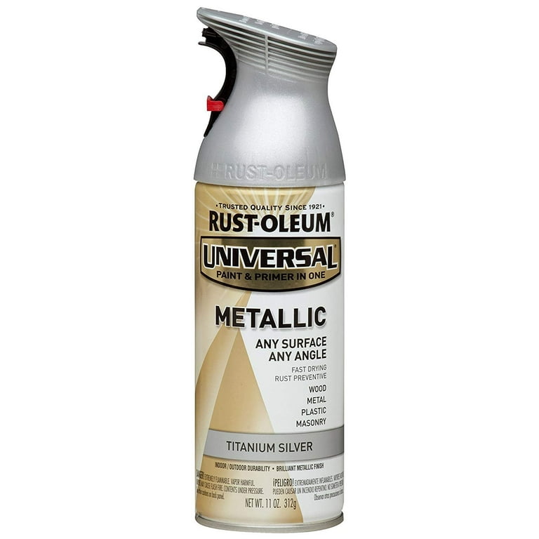 Rust-Oleum Silver Metallic Spray Paint, 11 oz.