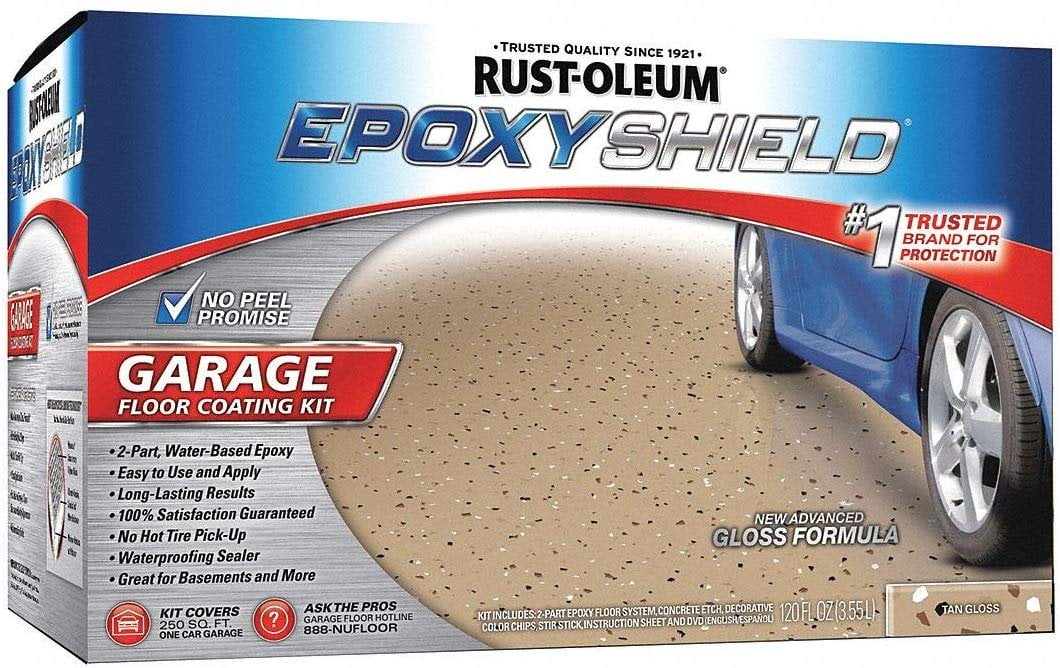 Rust-Oleum 251965 Gray Garage Floor Coating Kit - Walmart.com