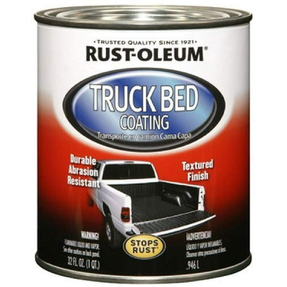 Rust-Oleum, Black Automotive 248915 32-Ounce Truck Bed Coating Quarts, 2 Pound
