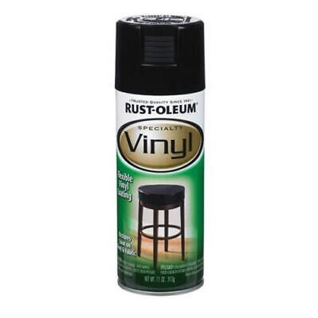 RustOleum Black Specialty Vinyl/Fabric Seat Oil Based Spray Paint 11