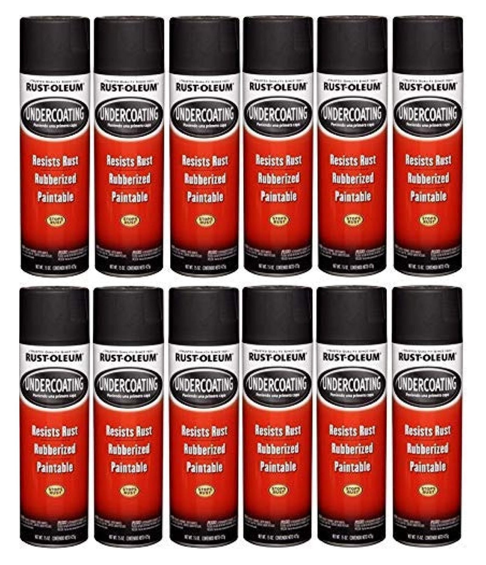 RustOleum Black Undercoating 15 oz. (12 Pack)
