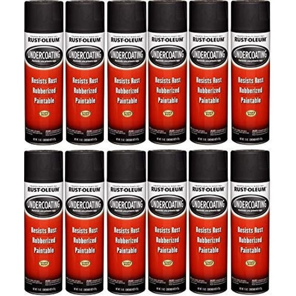 Rust-Oleum Black Undercoating 15 oz. (12 Pack)