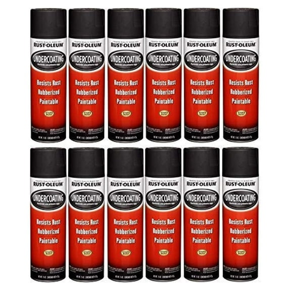 Rust-Oleum Black Undercoating 15 oz. (12 Pack)