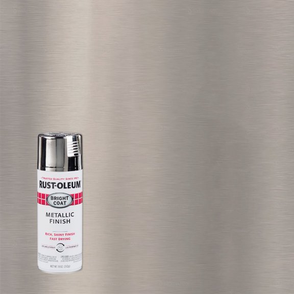 Rust-Oleum Bright Coat Fast Drying Chrome Metallic Finish 11 oz Spray Paint