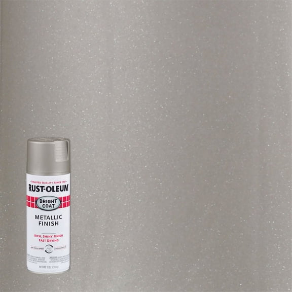 Rust-Oleum Bright Coat Metallic Finish Spray Paint - Pack of 10