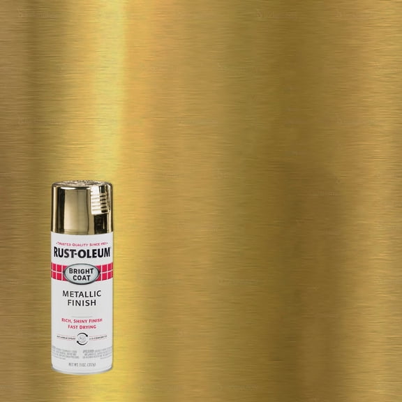 Rust-Oleum Bright Coat Metallic Finish Spray Paint - Pack of 8