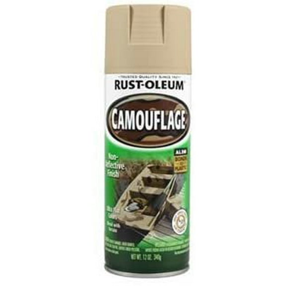 Rust-Oleum Camouflage Sand Non Reflective 12 oz Spray Paint