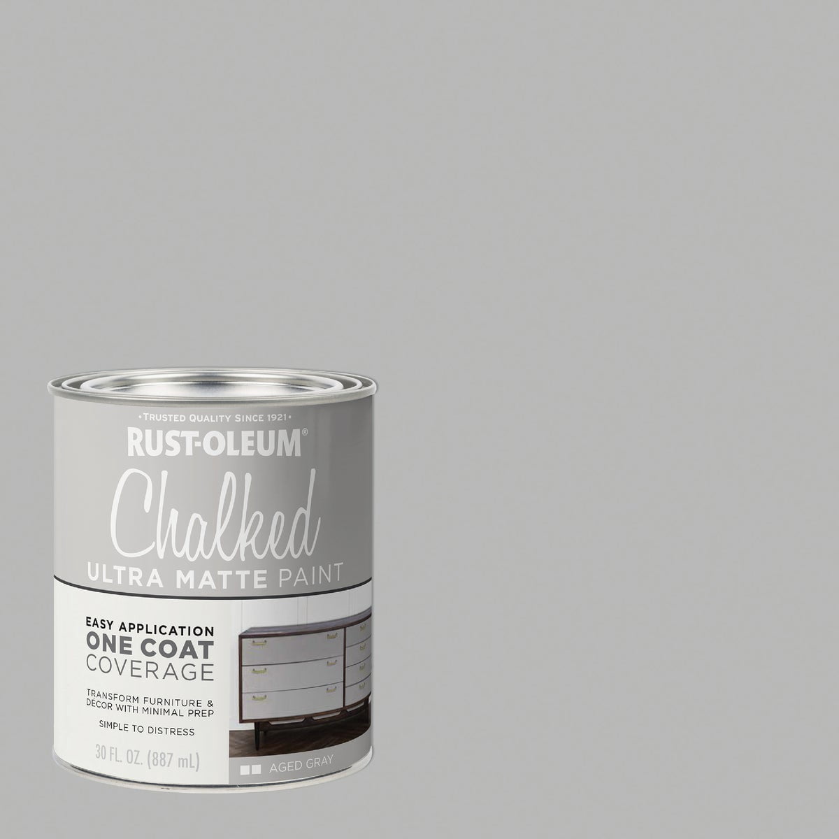 Rust-Oleum Chalked Aged Gray Chalk Paint 30 oz.2