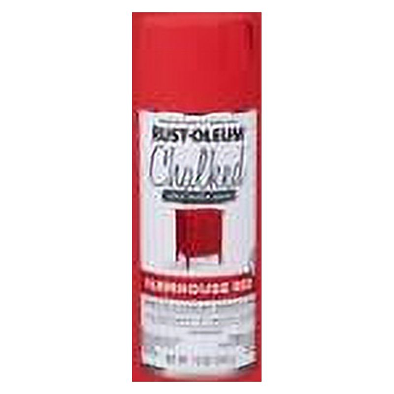 RustOleum Chalked Farmhouse Red Ultra Matte OilBased Sprayable Chalk Paint 12 oz.