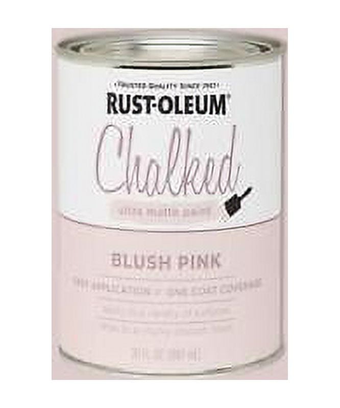RustOleum Chalked Ultra Matte Blush Pink Indoor Vintage Look Water